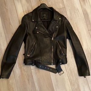 Real leather Zara jacket